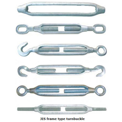 Γαλβανισμένο καλώδιο Turnbuckle M6 χάλυβα τύπων πλαισίων JIS - M24